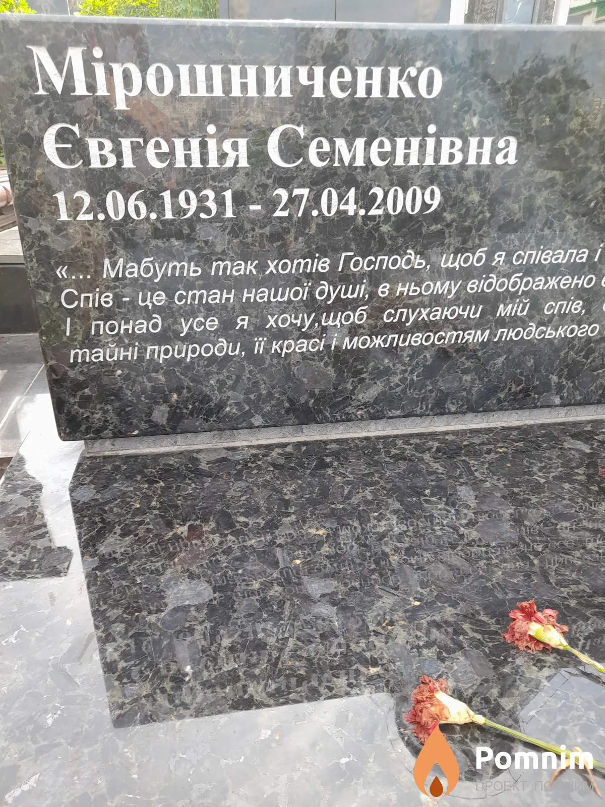 Мірошниченко Євгенія Семенівна