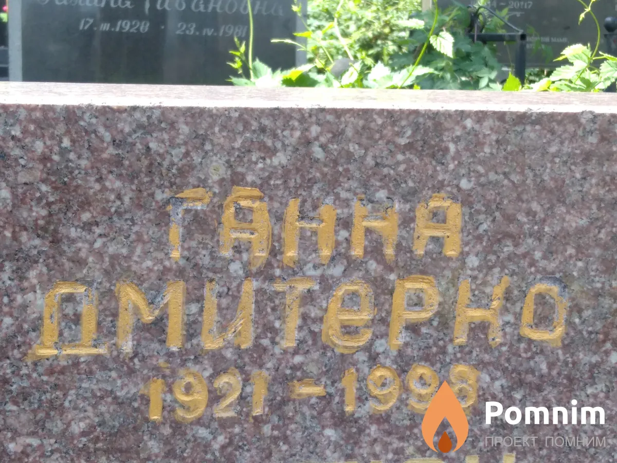 Дмитерко Ганна