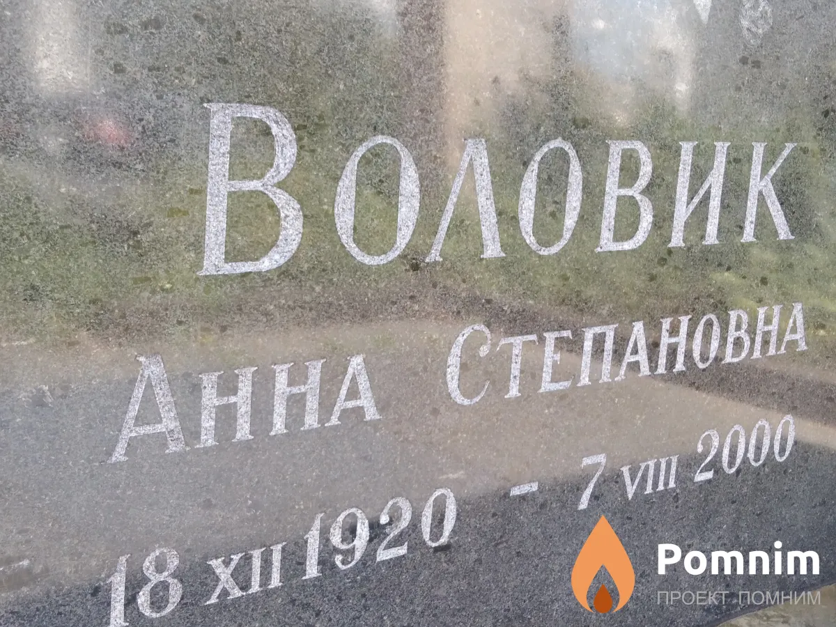 Воловик Анна Степановна