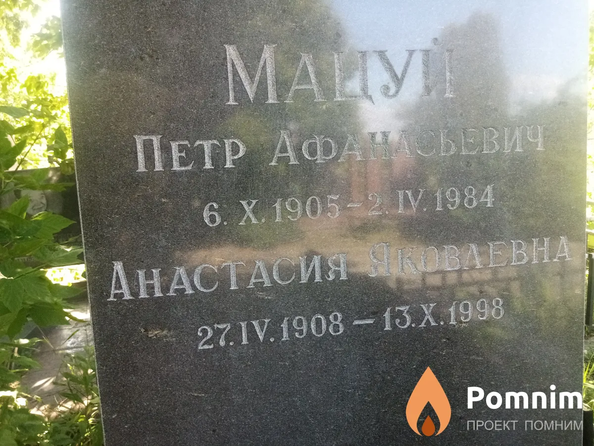Мацуй Анастасия Яковлевна