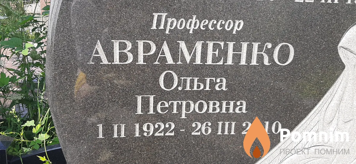 Авраменко Ольга Петровна