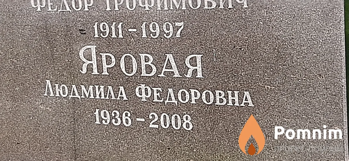 Яровая Людмила Федоровна
