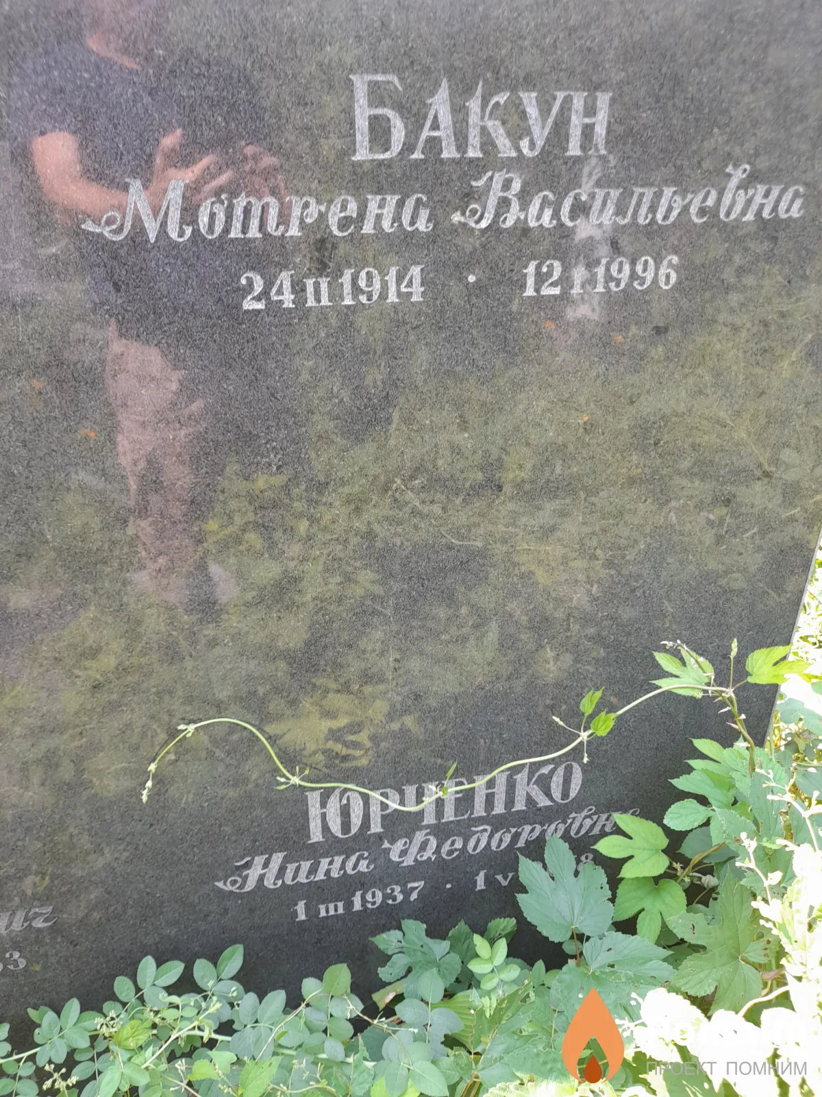 Бакун Мотрена Васильевна