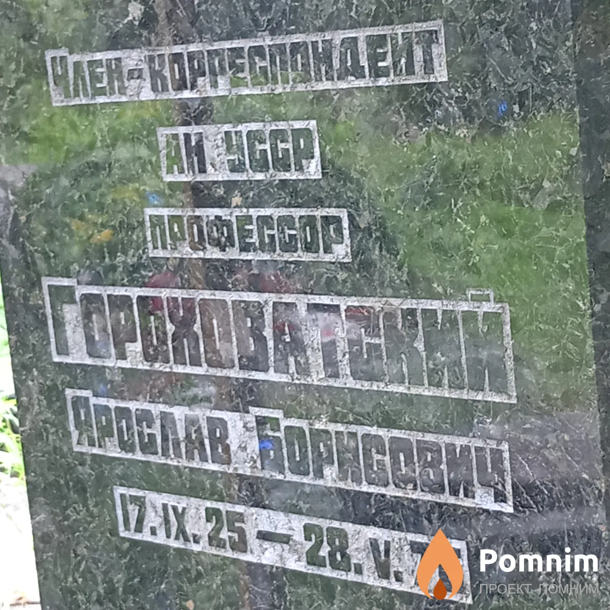 Гороховатский Ярослав Борисович