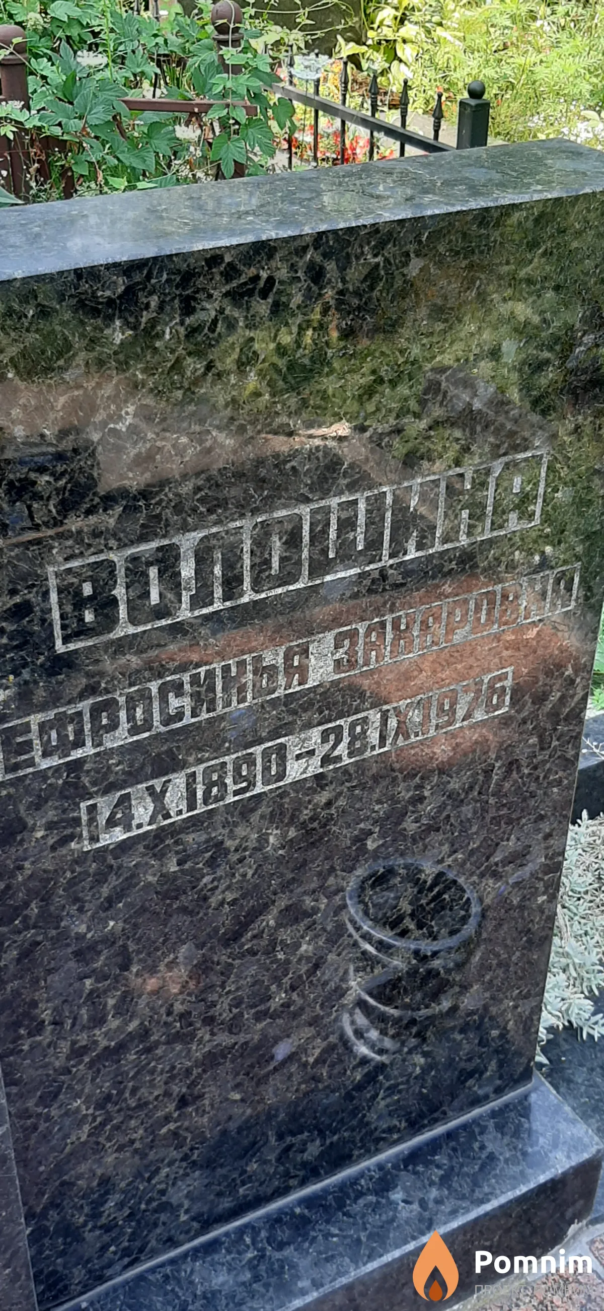 Волошина Ефросинья Захаровна