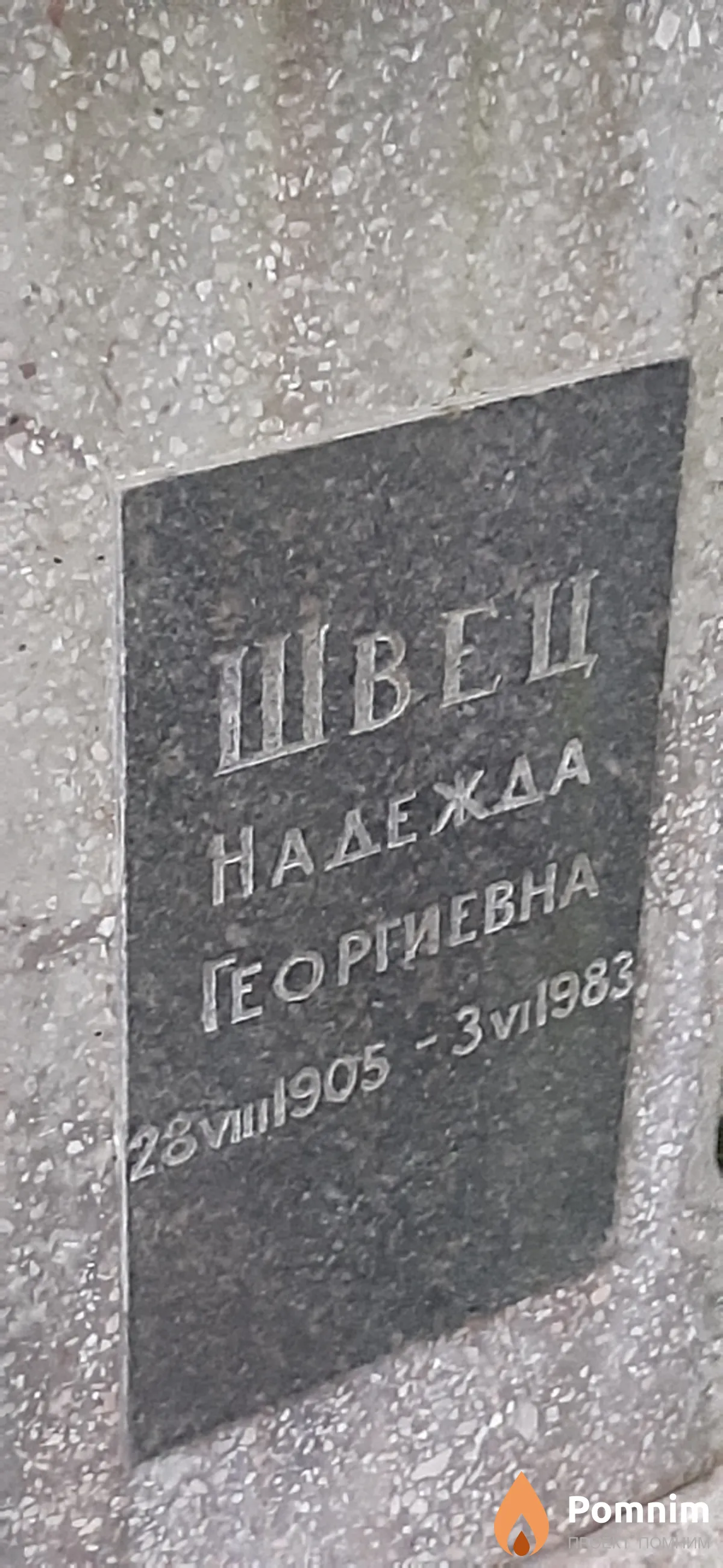 Швец Надежда Георгиевна