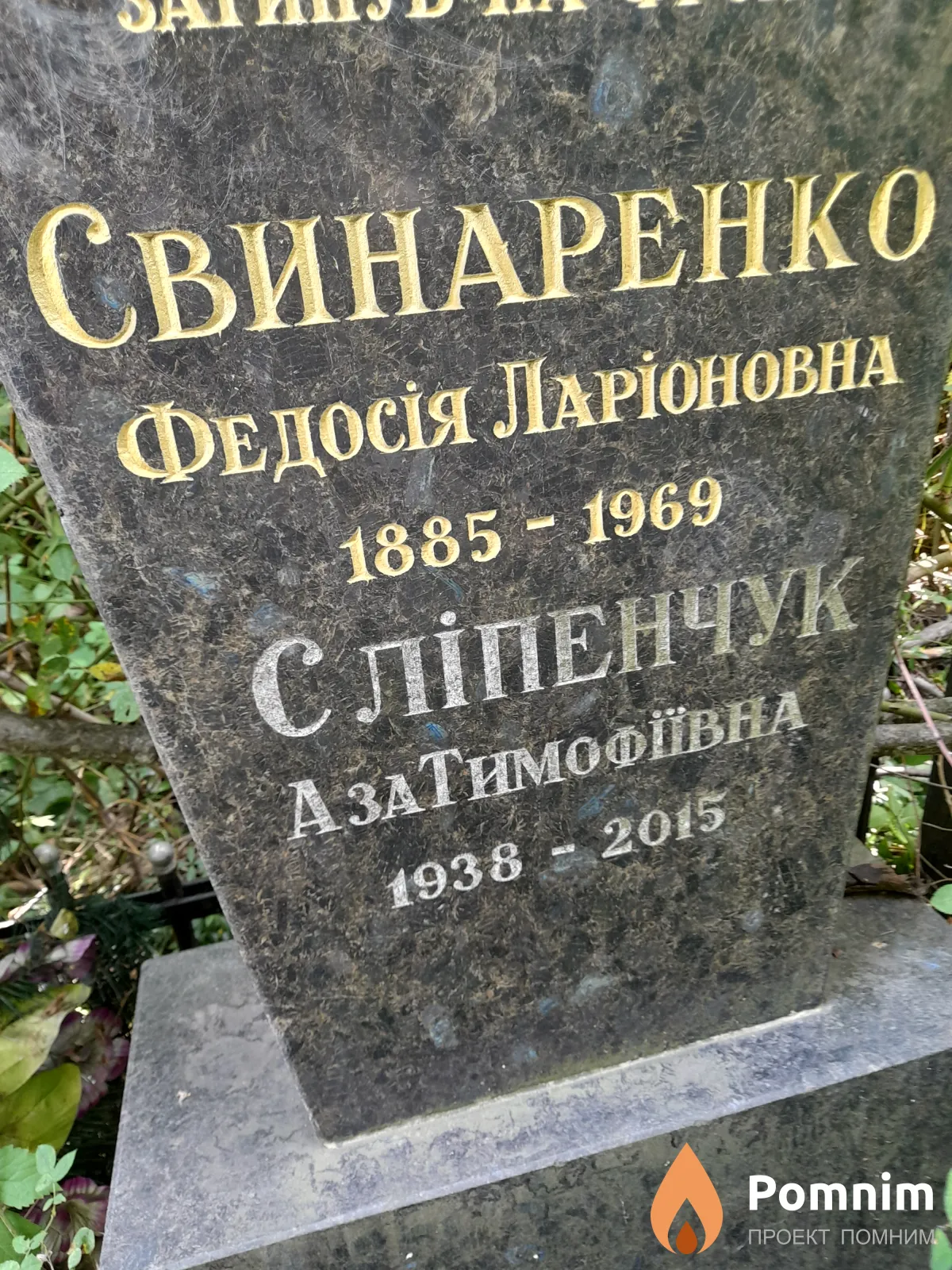 Свинаренко Федосія Ларіоновна