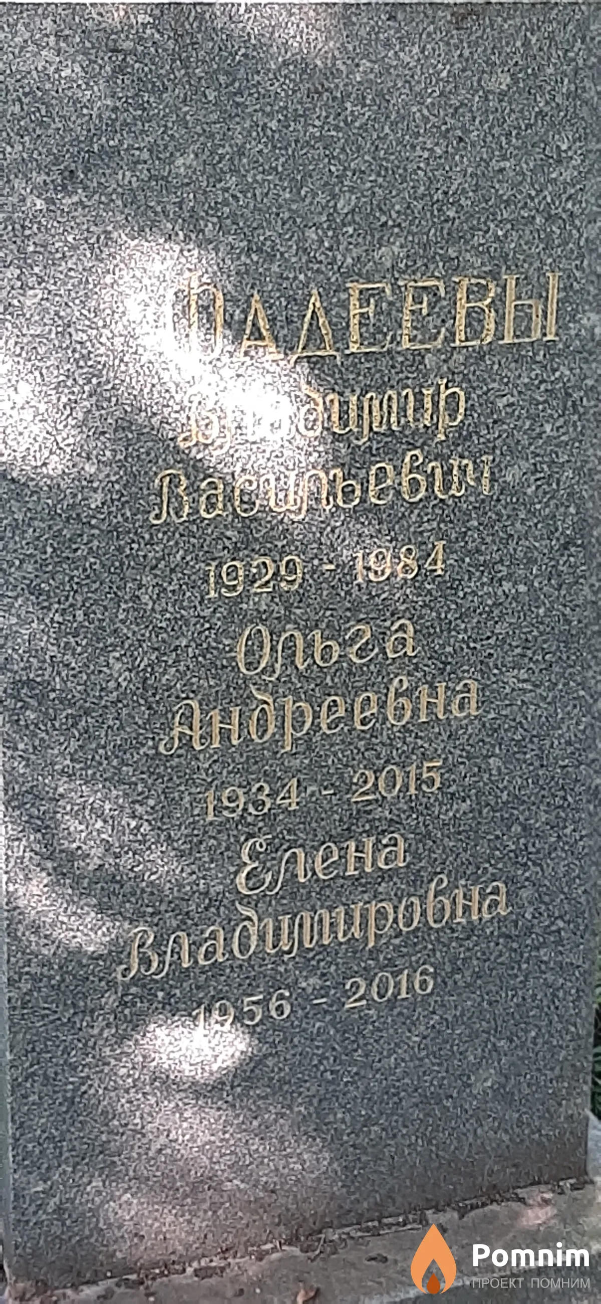 Фадеева Ольга Андреевна