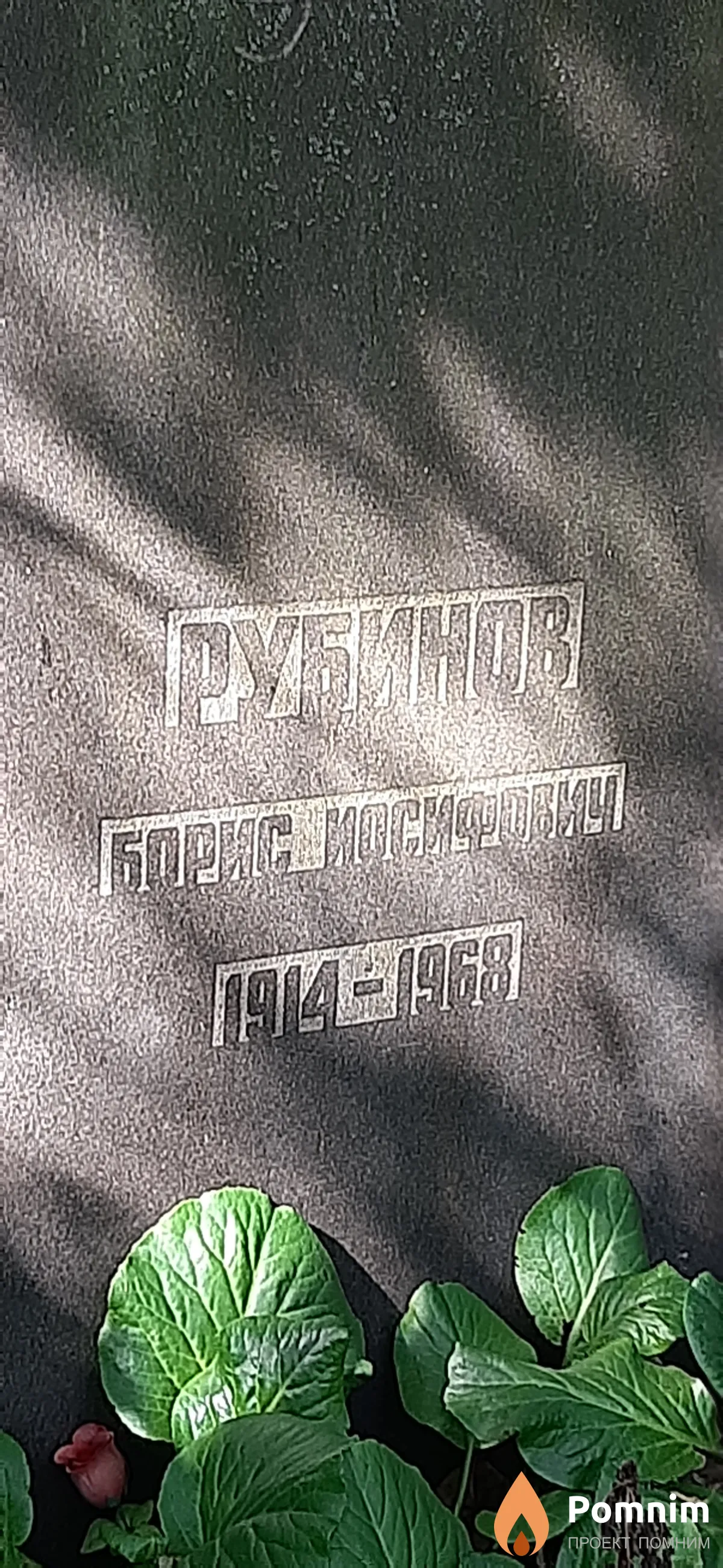 Рубинов Борис Йосифович