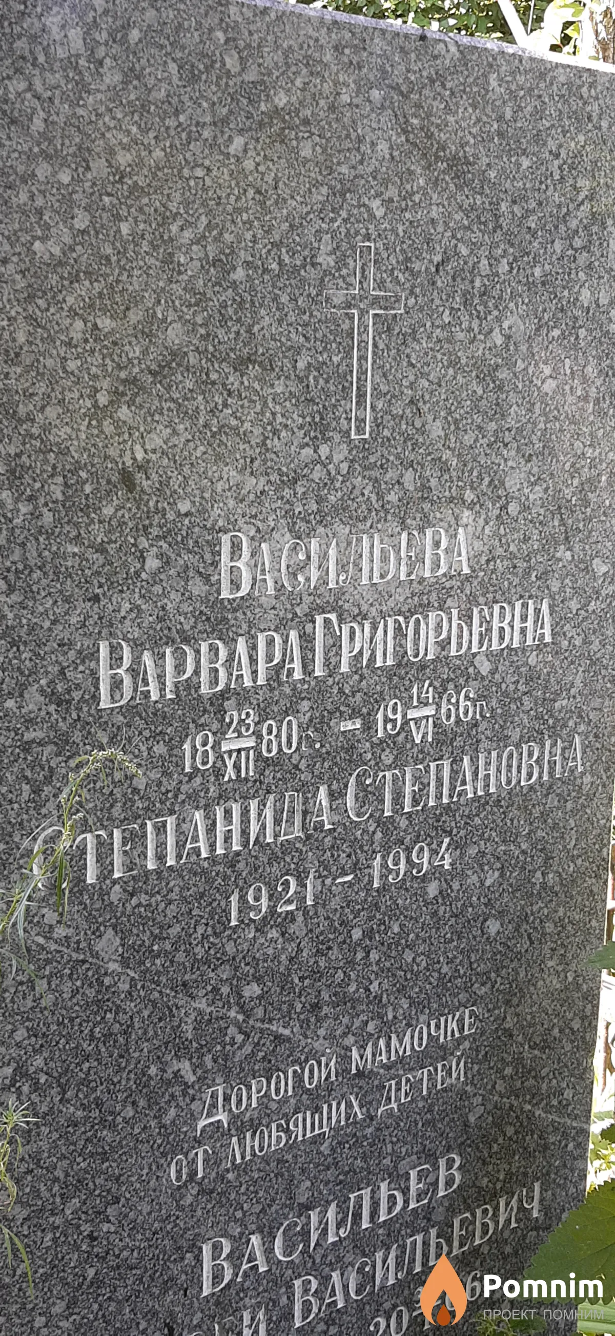 Васильцева Степанида Степановна
