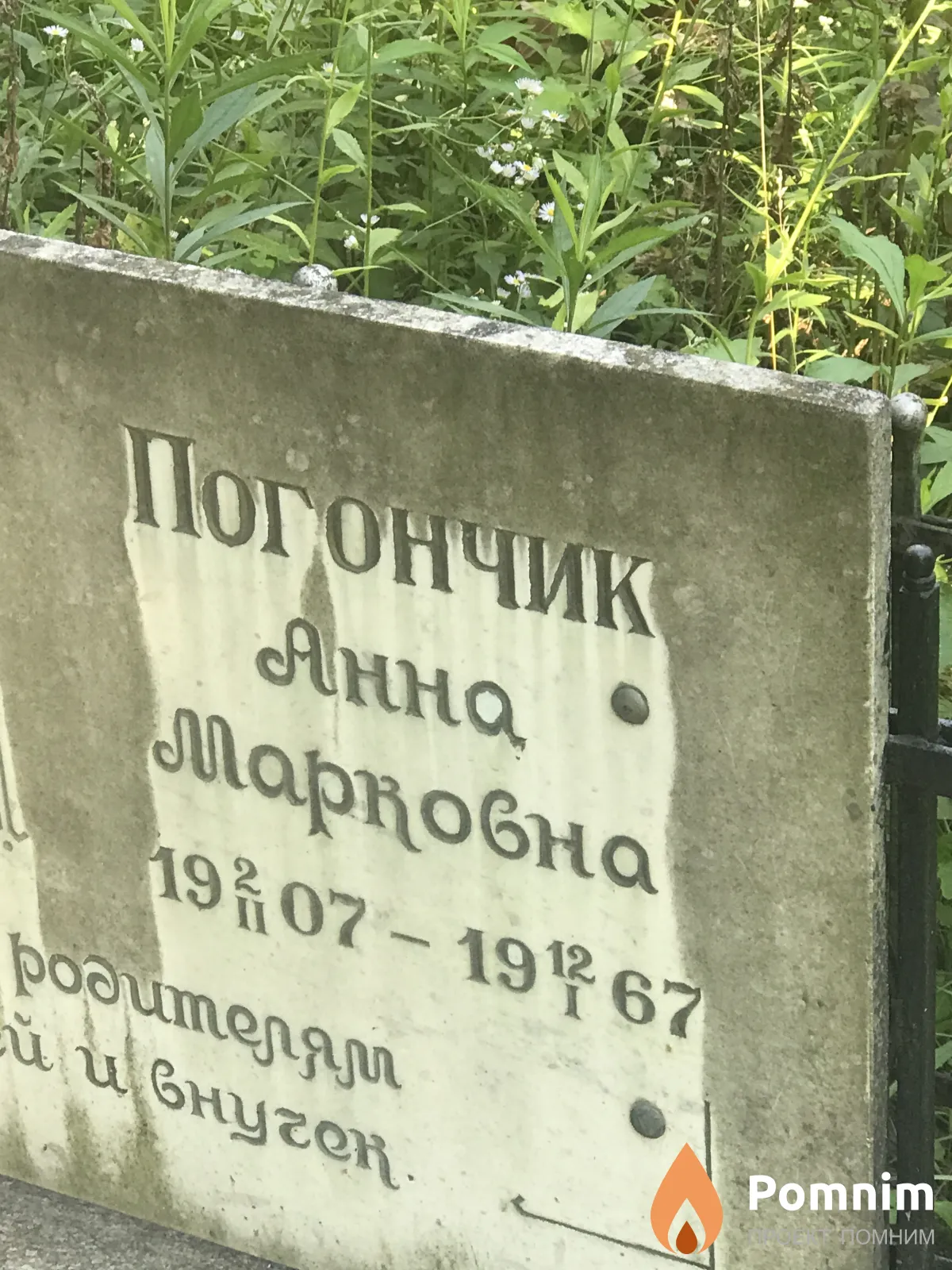 Погончик Анна Марковна