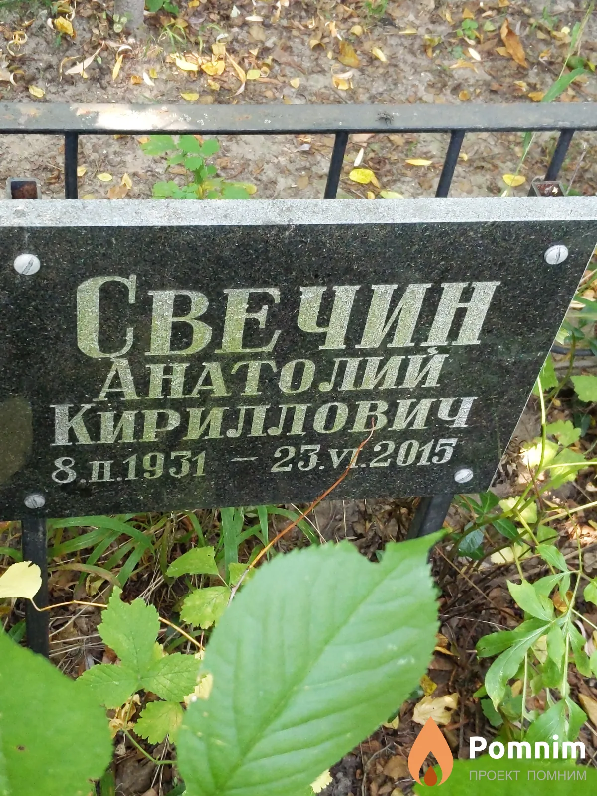 Свечин Анатолий Кириллович