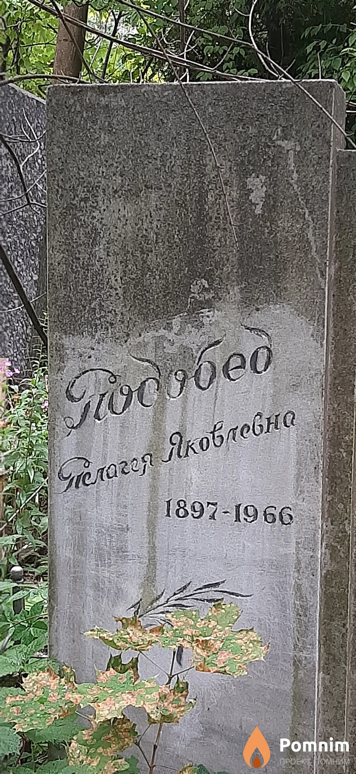 Подобед Пелогея Яковлевлевна