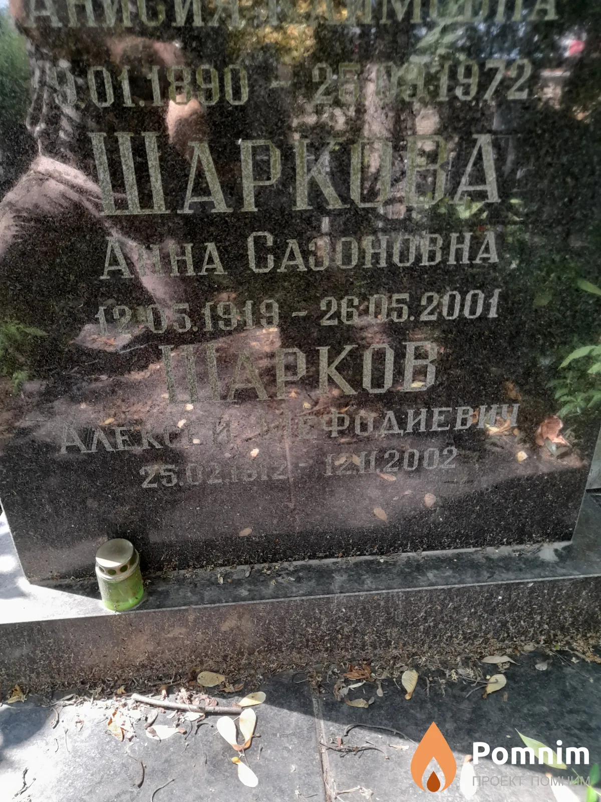 Шаркова Анна Сазоновна