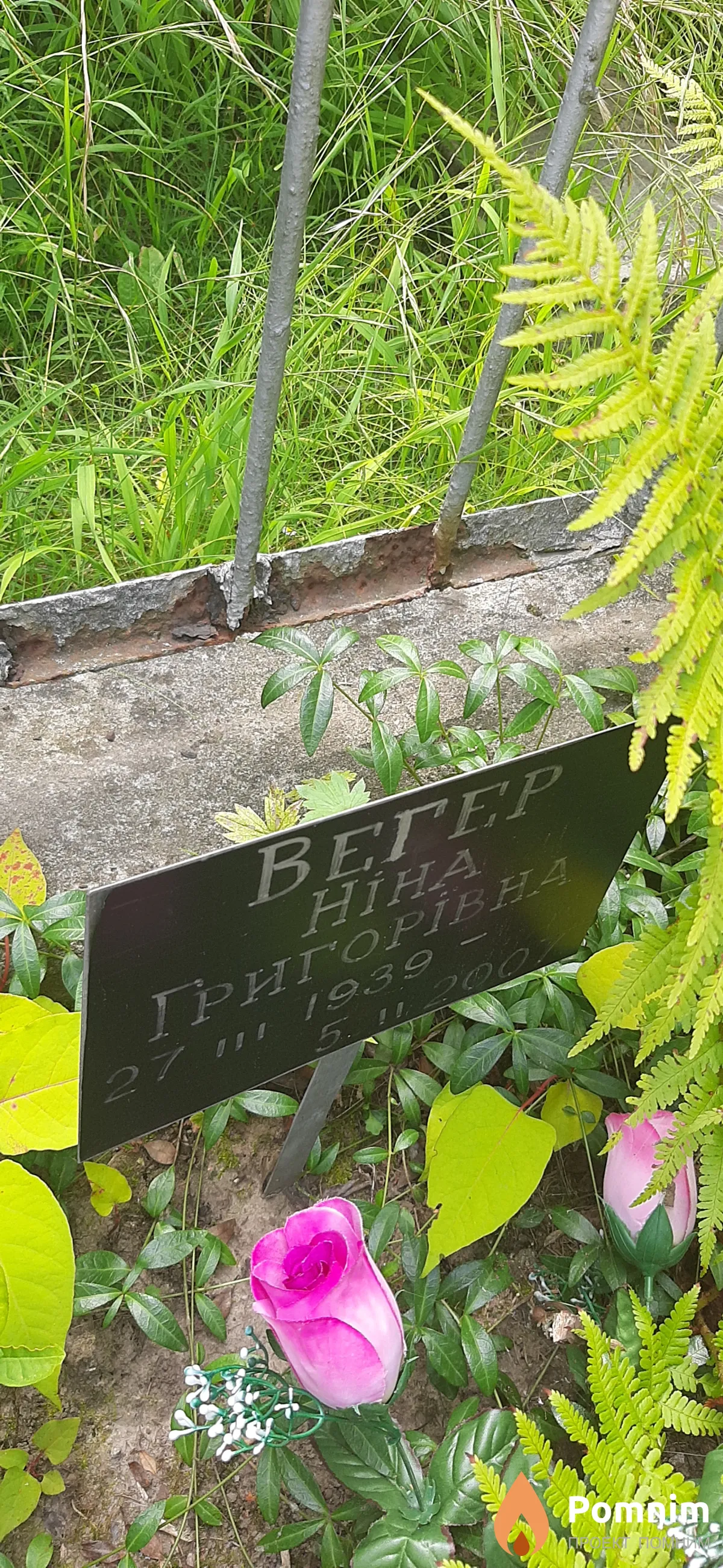 Вегер Hина Григорьевна