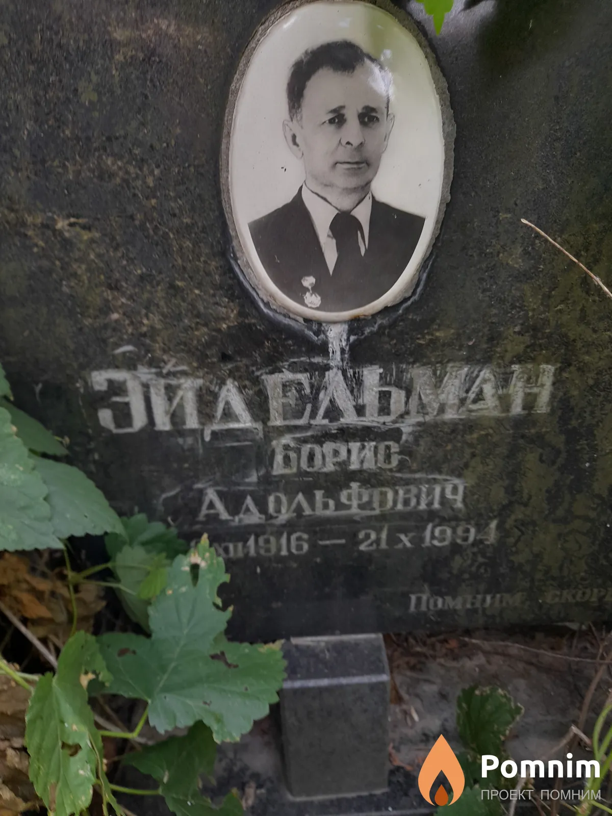 Эйдельман Борис Адольфович