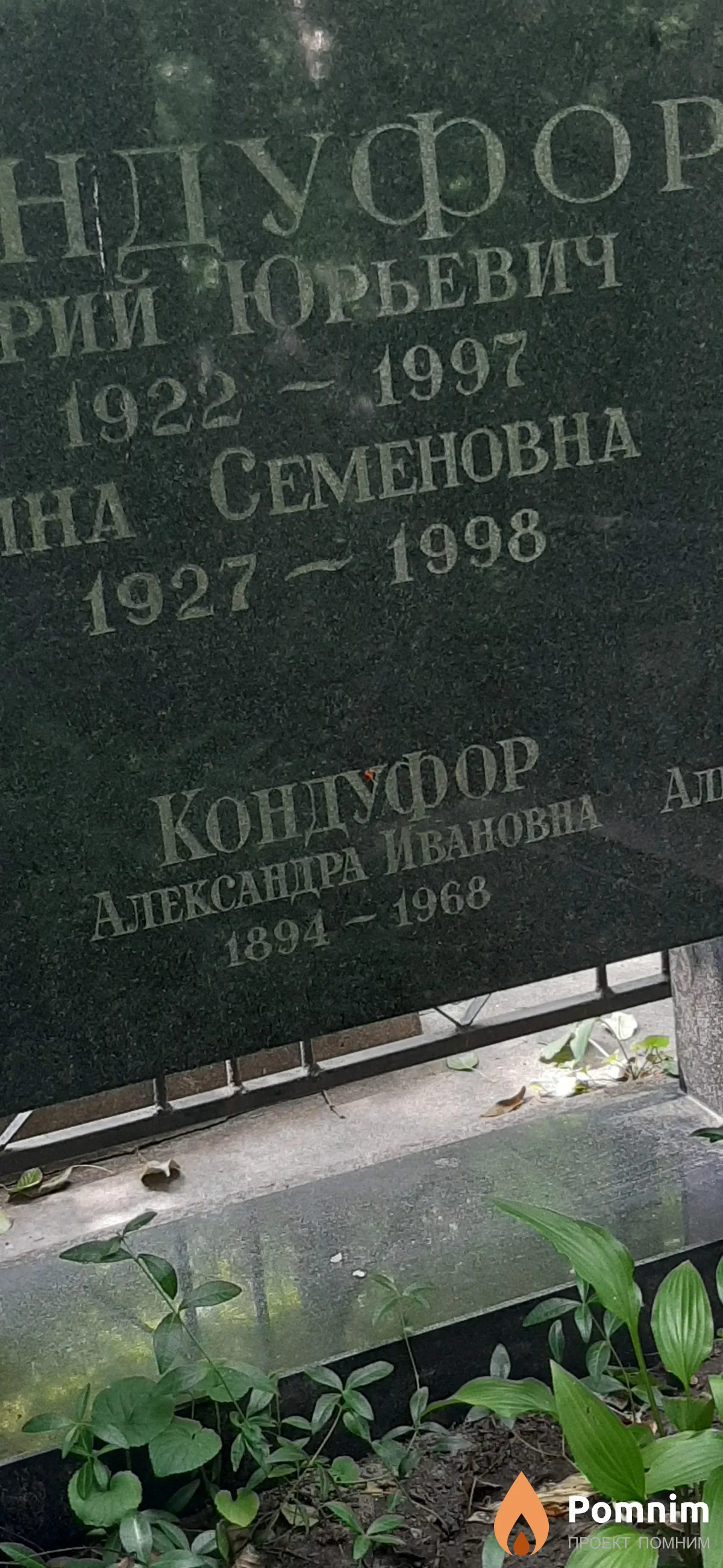 Кондуфор Александра Ивановна