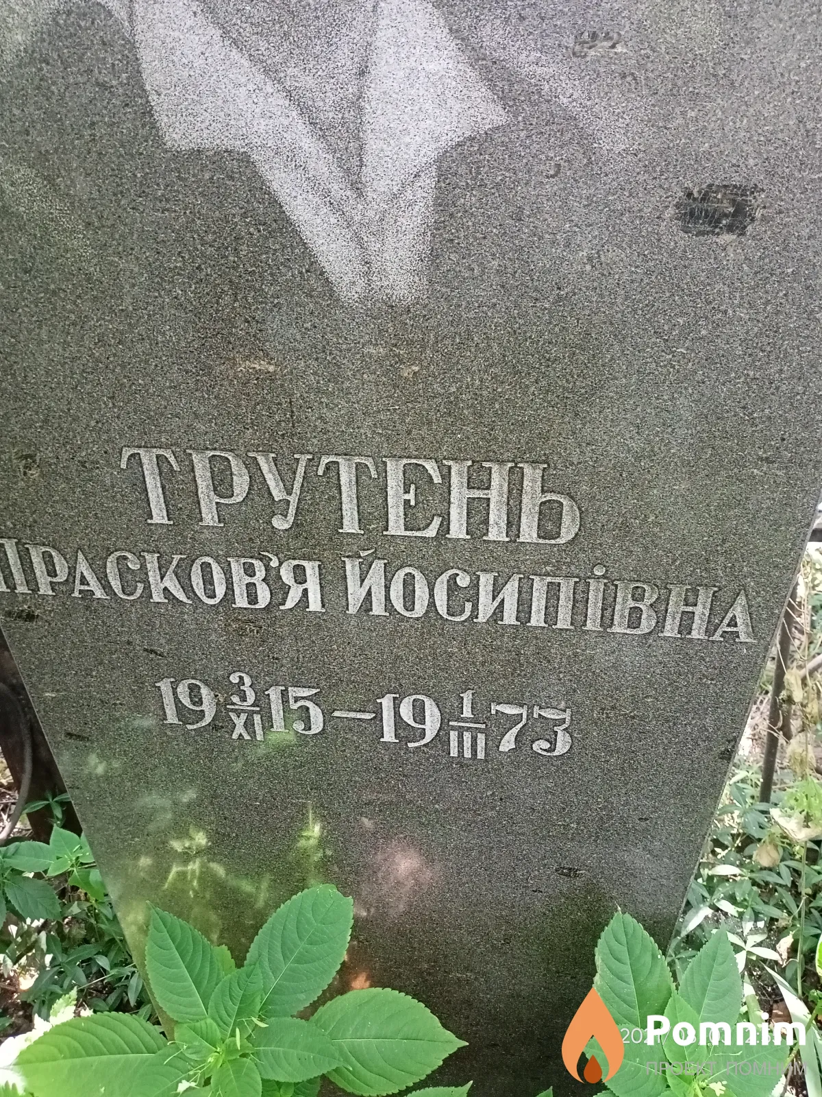Трутень Прасковья Иосифовна