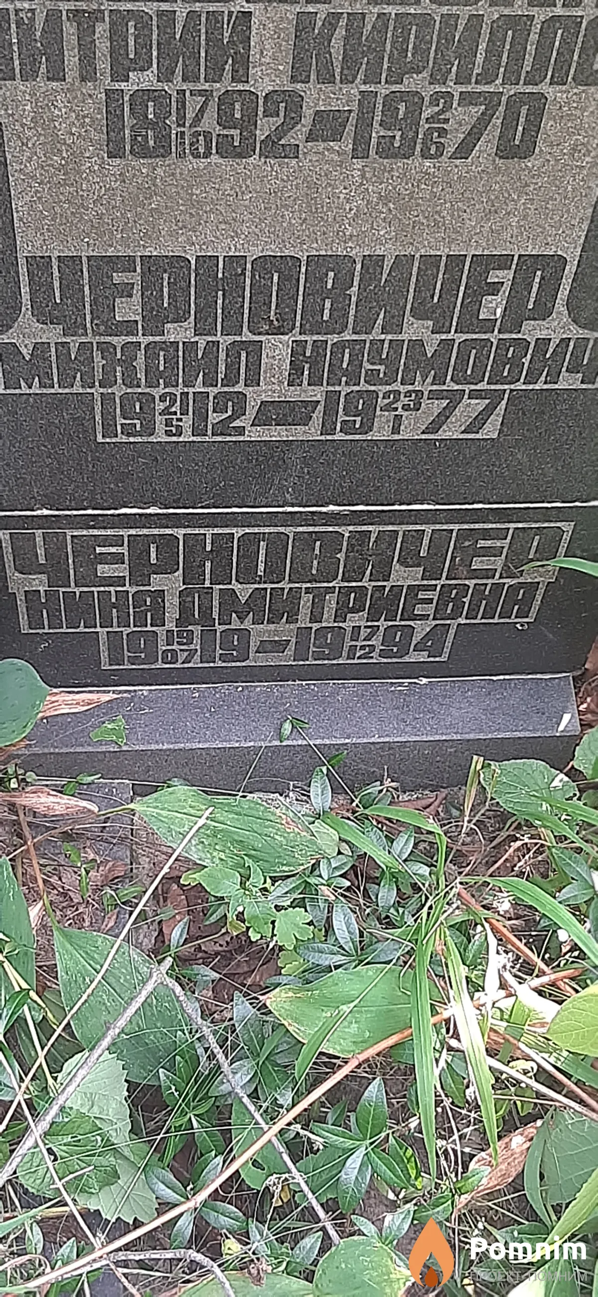 Черновичер Нина Дмитриевна