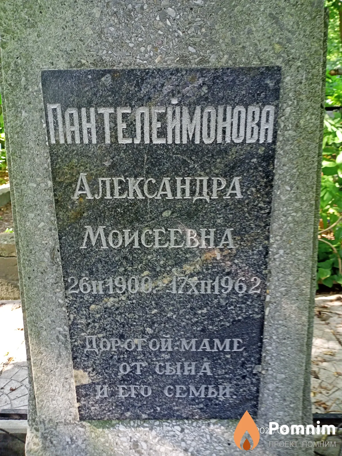 Пантелеймонова Александра Моисеевна