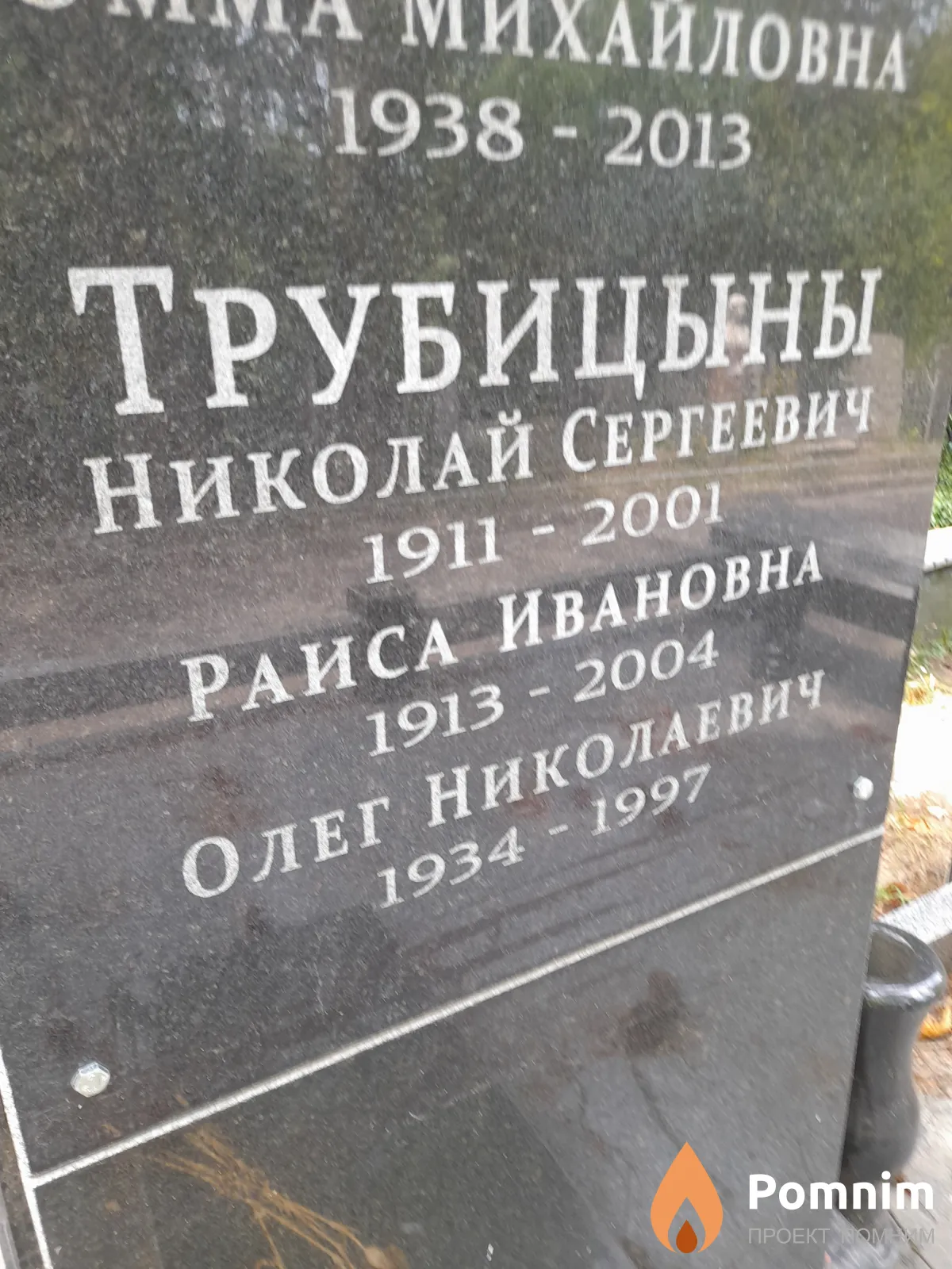 Трубицыны Николай Сергеевич