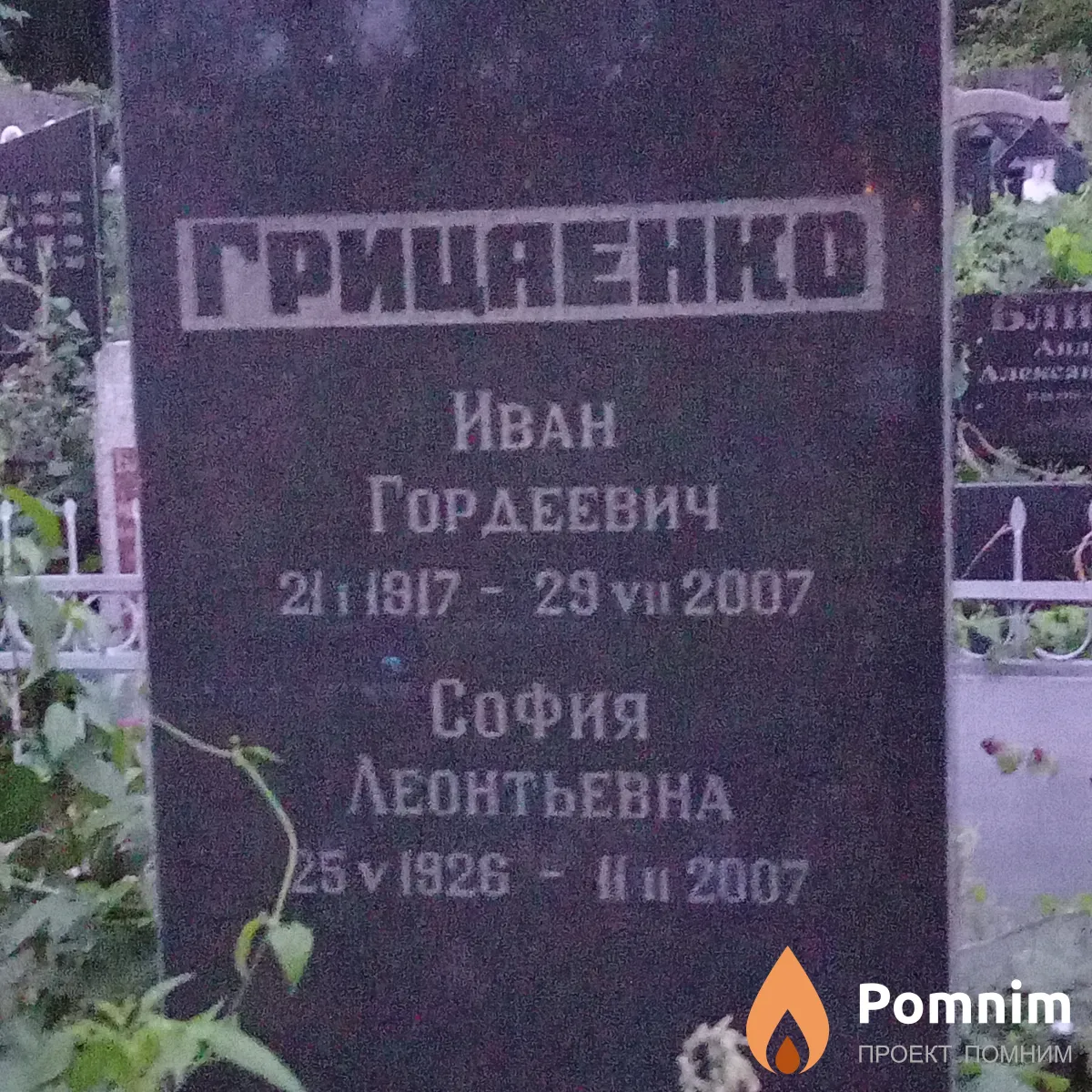 Грицаенко Иван Гордеевич