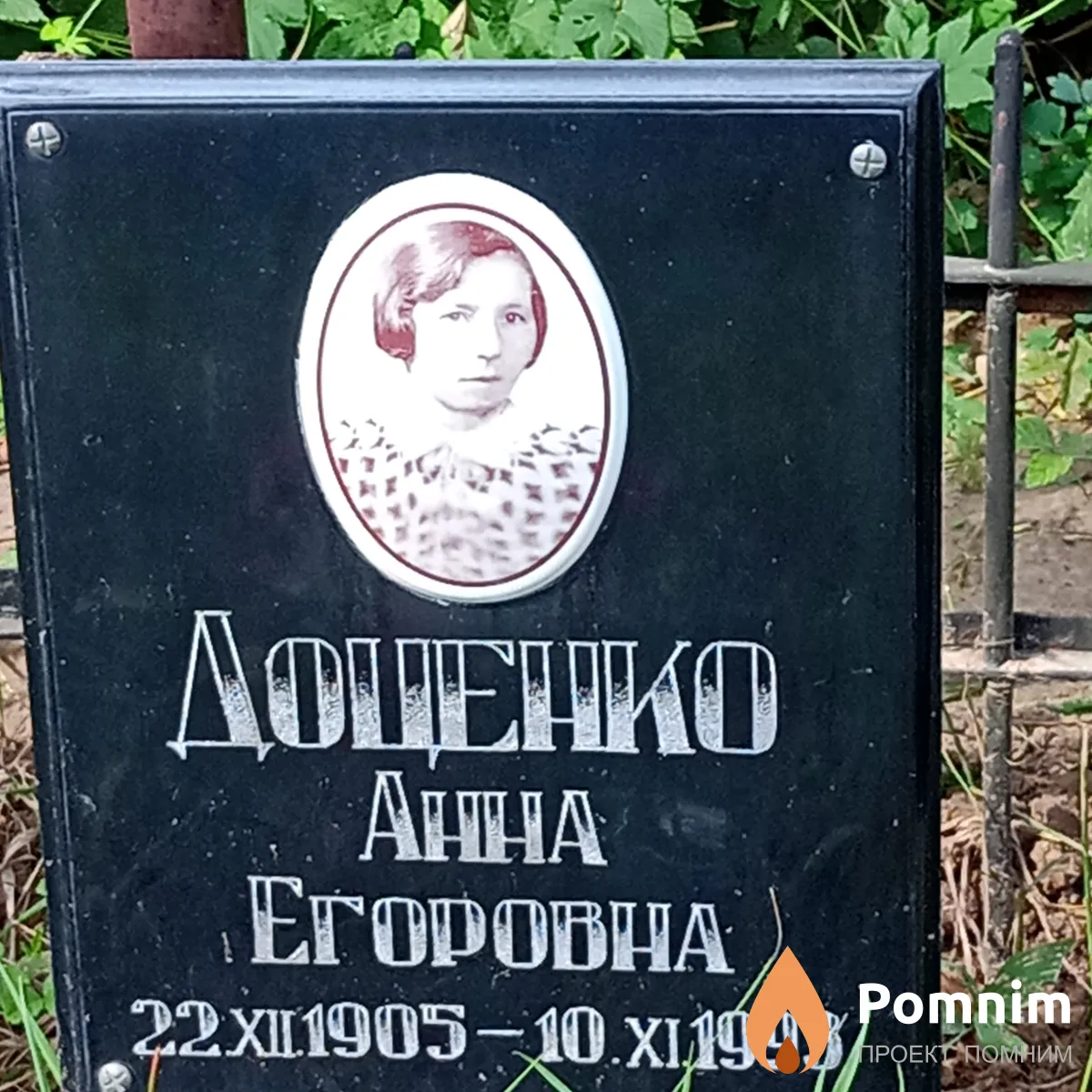 Доценко Анна Егоровна