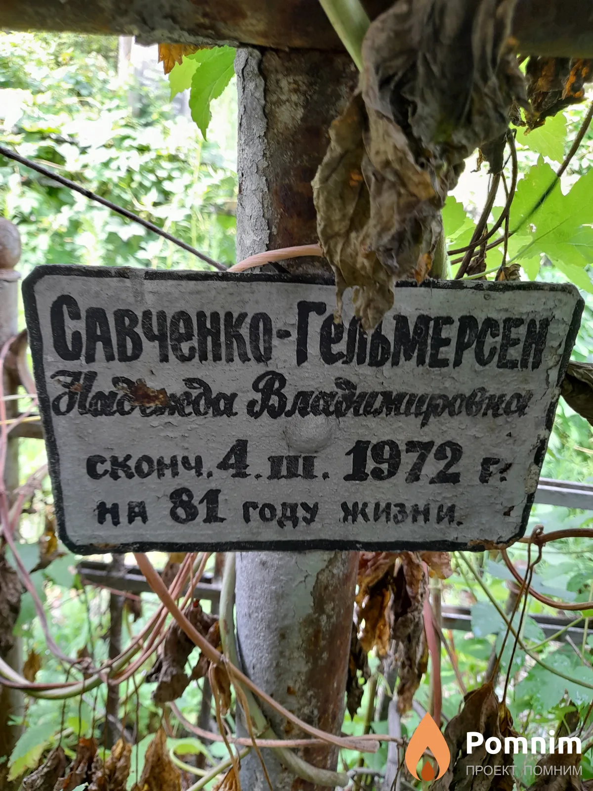 Савченко-Гельмерсен Надежда Владимировна