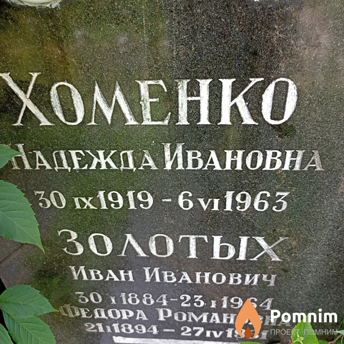 Хоменко Надежда Ивановна