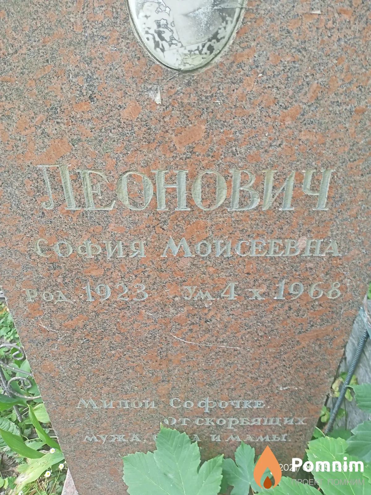 Леонович София Моисеевна