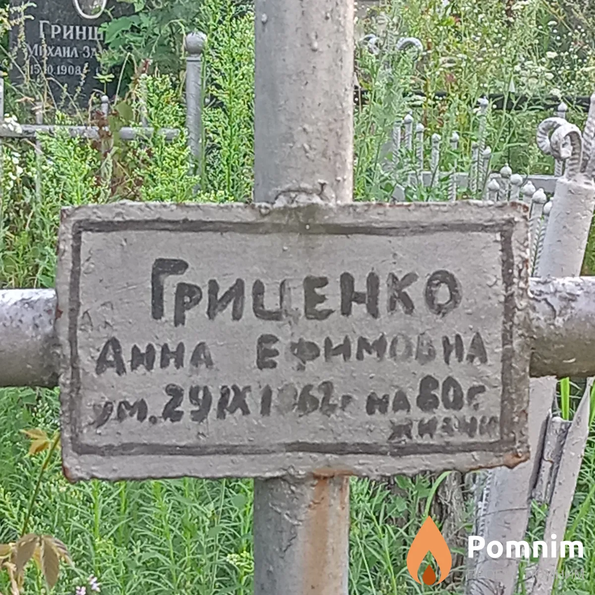 Гриценко Анна Ефимовна