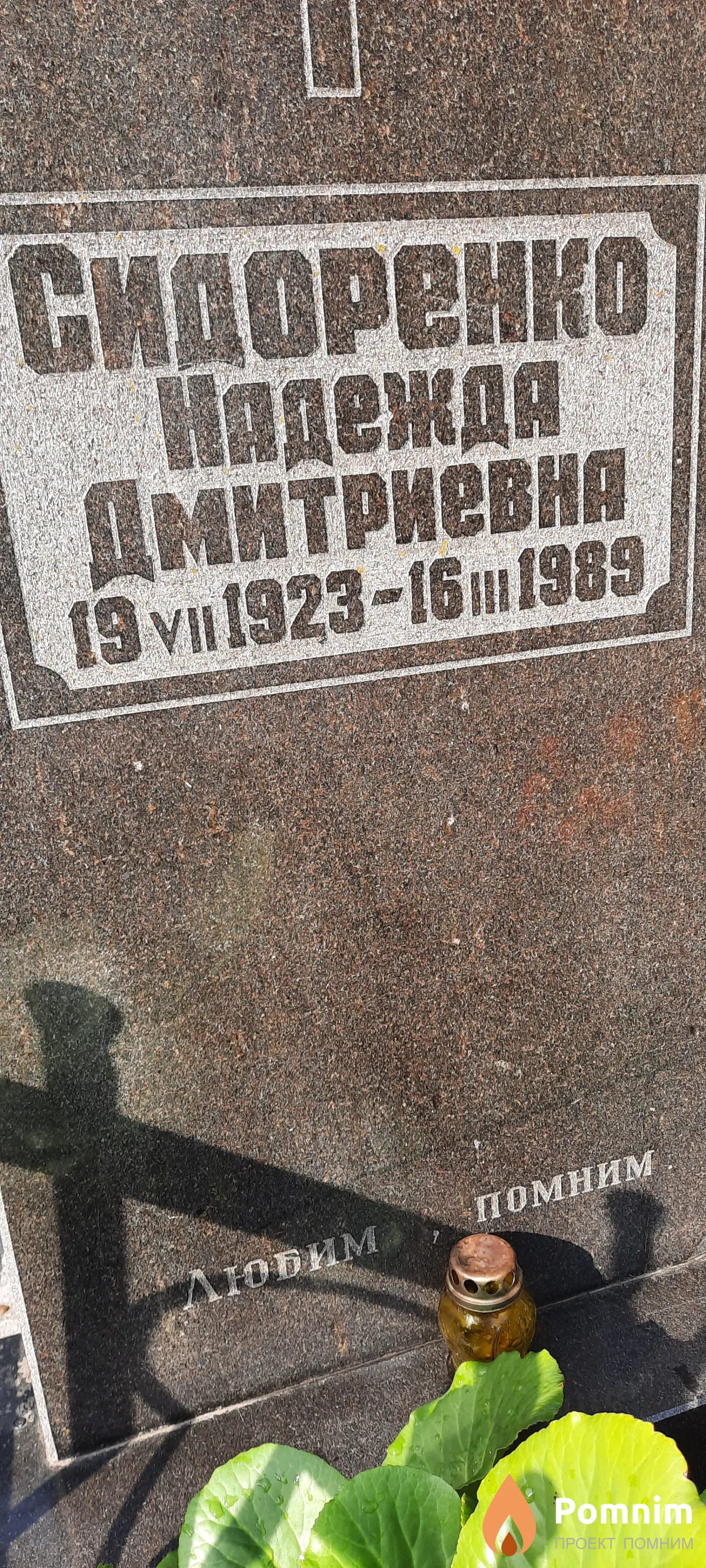 Сидоренко Надежда Дмитриевна
