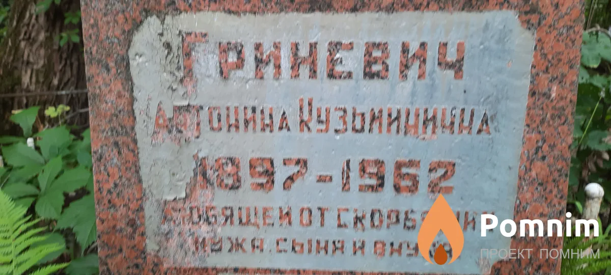 Гриневич Антонина Кузьминична