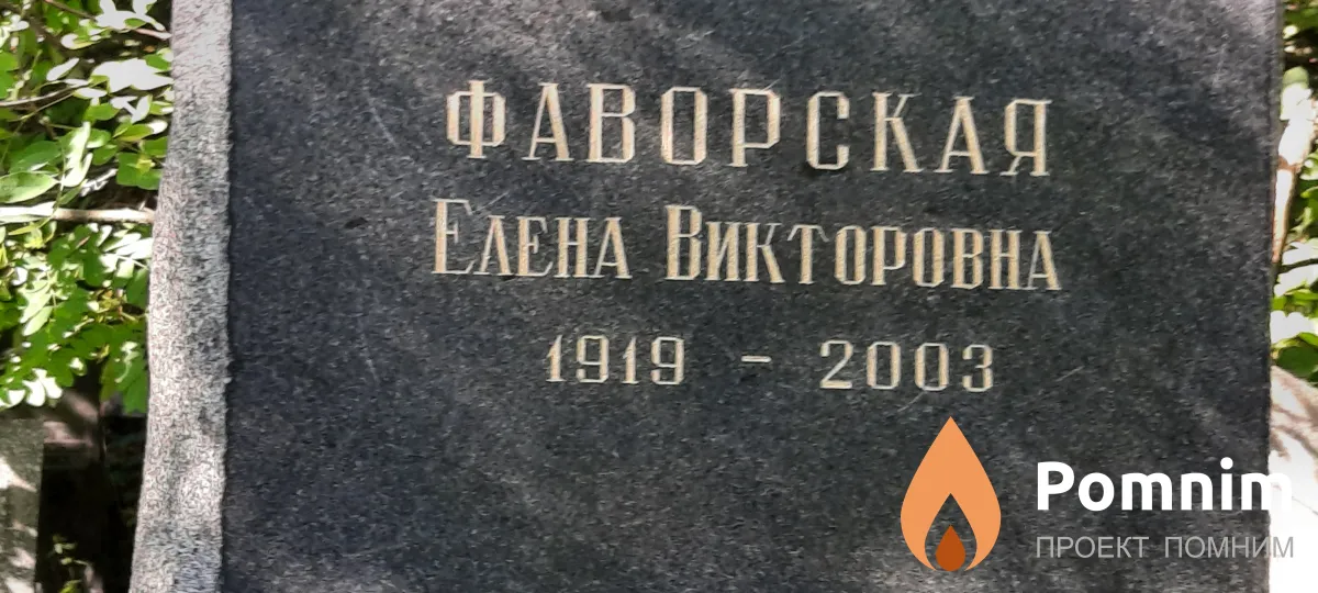 Фаворская Елена Викторовна