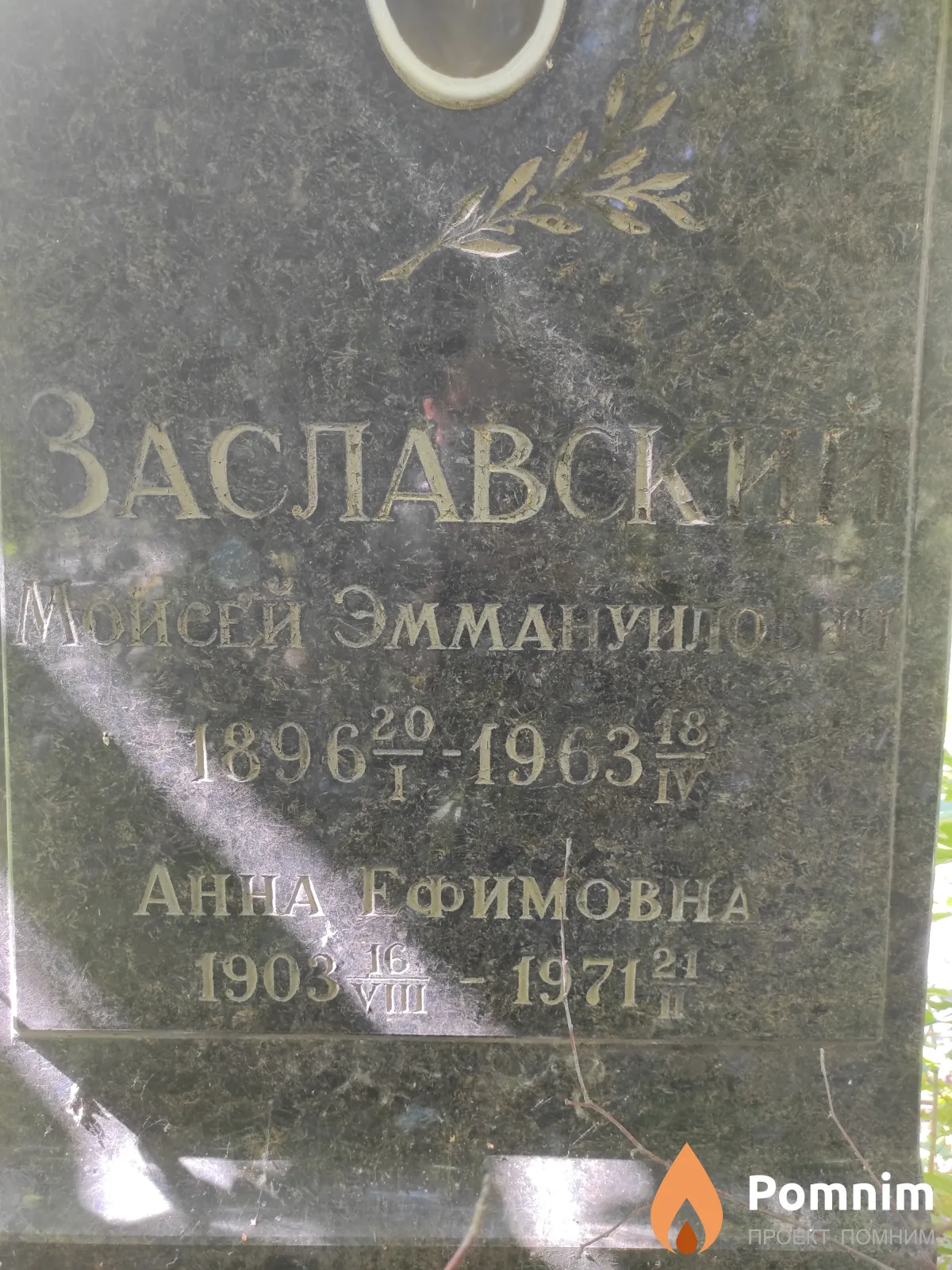 Заславская Анна Ефимовна