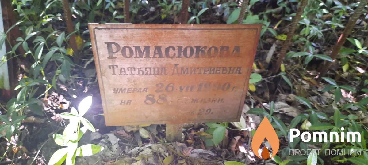 Ромасюкова Татьяна Дмитриевна