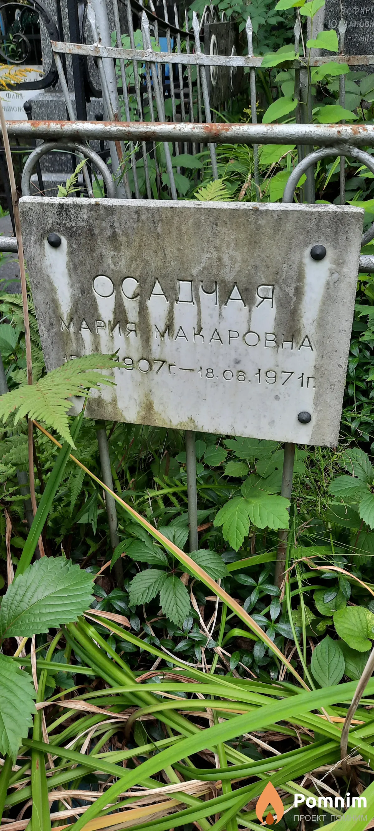 Осадчая Мария Макаровна