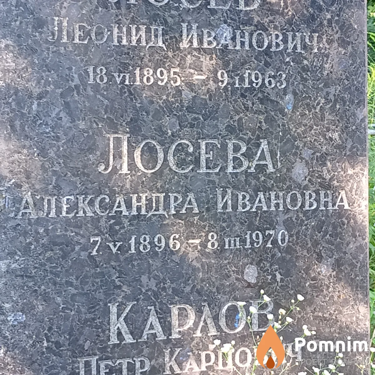 Лосева Александра Ивановна