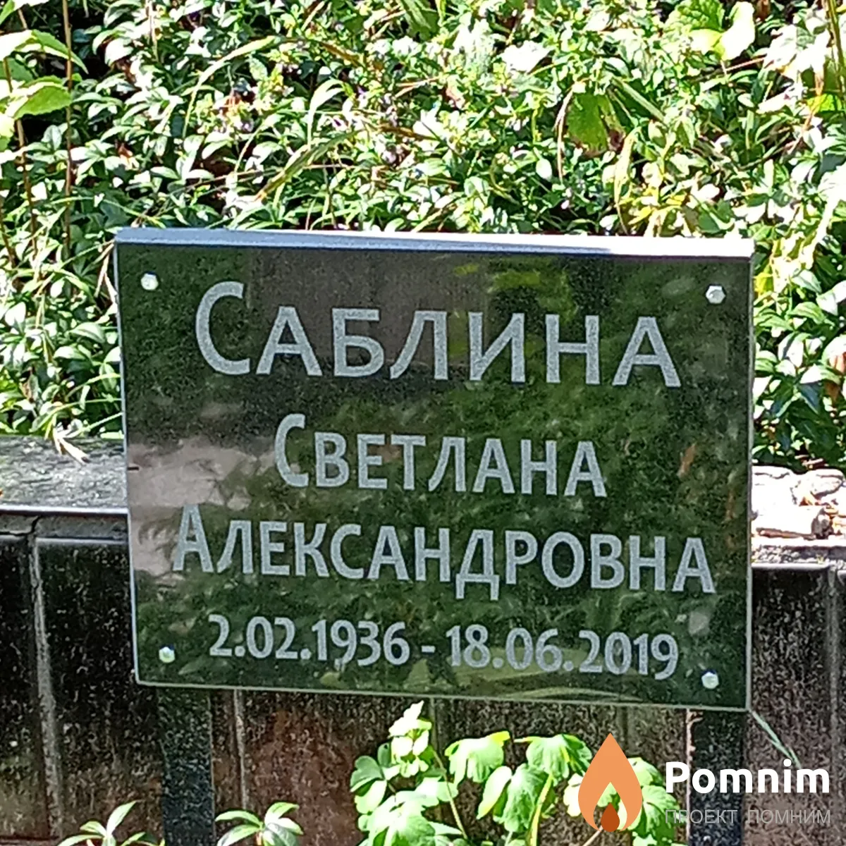 Саблина Светлана Александровна