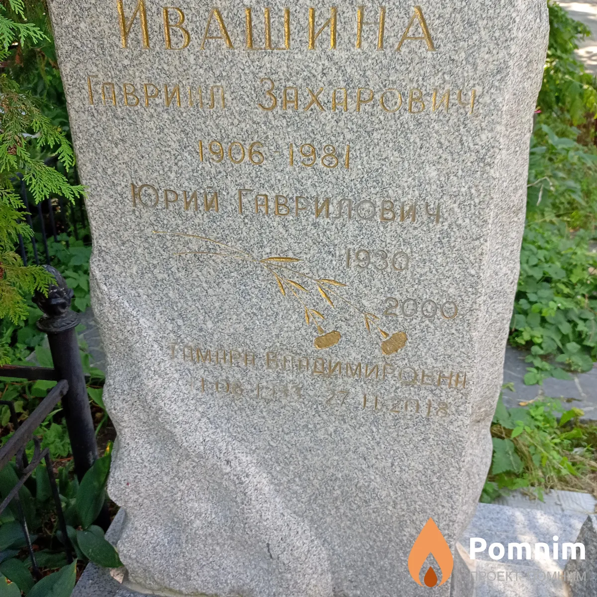 Ивашина Юрий Гаврилович
