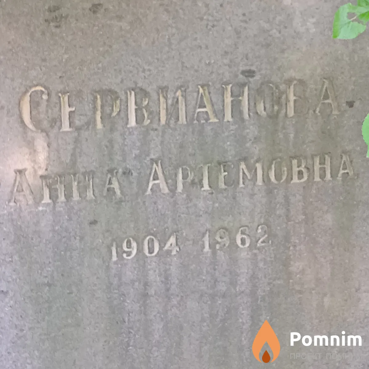 Сервианова Анна Артемовна