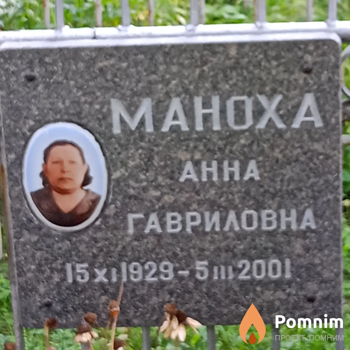 Маноха Анна Гавриловна