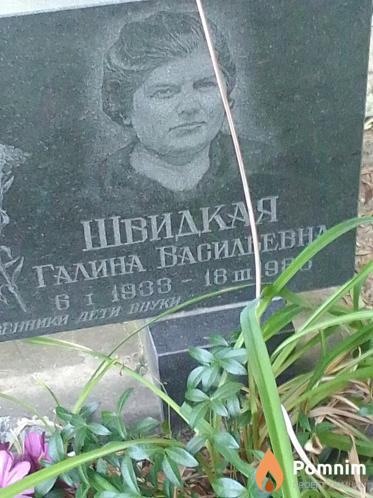 Швидкая Галина Василевне