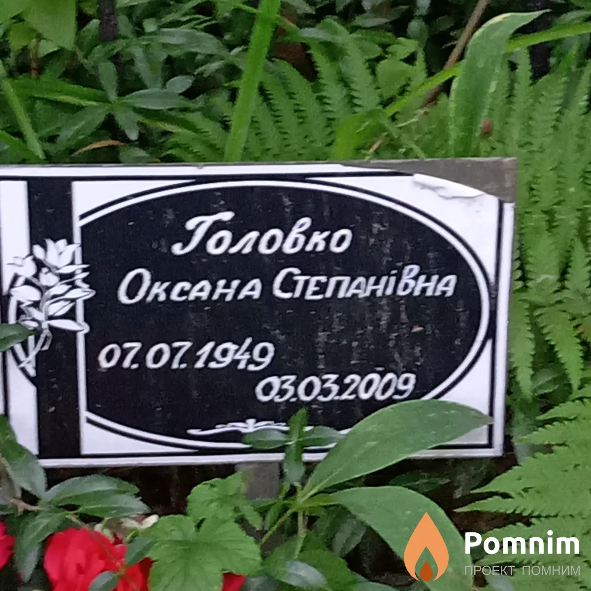 Головко Оксана Степановна