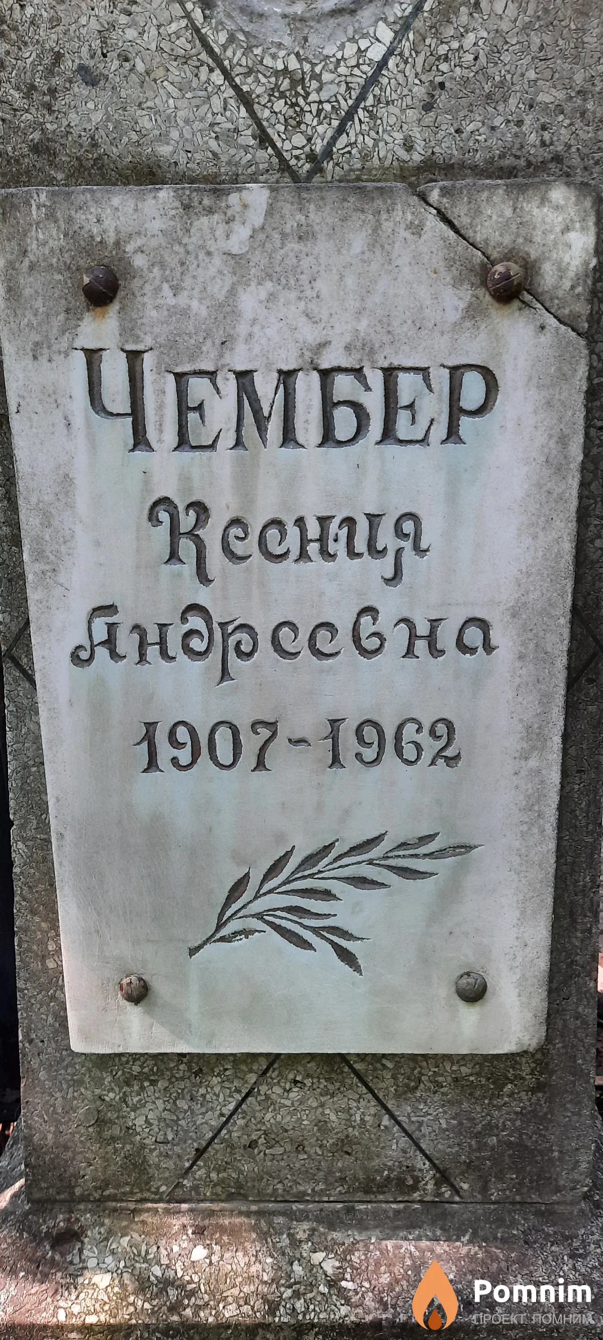Чембер Ксения Андреевна