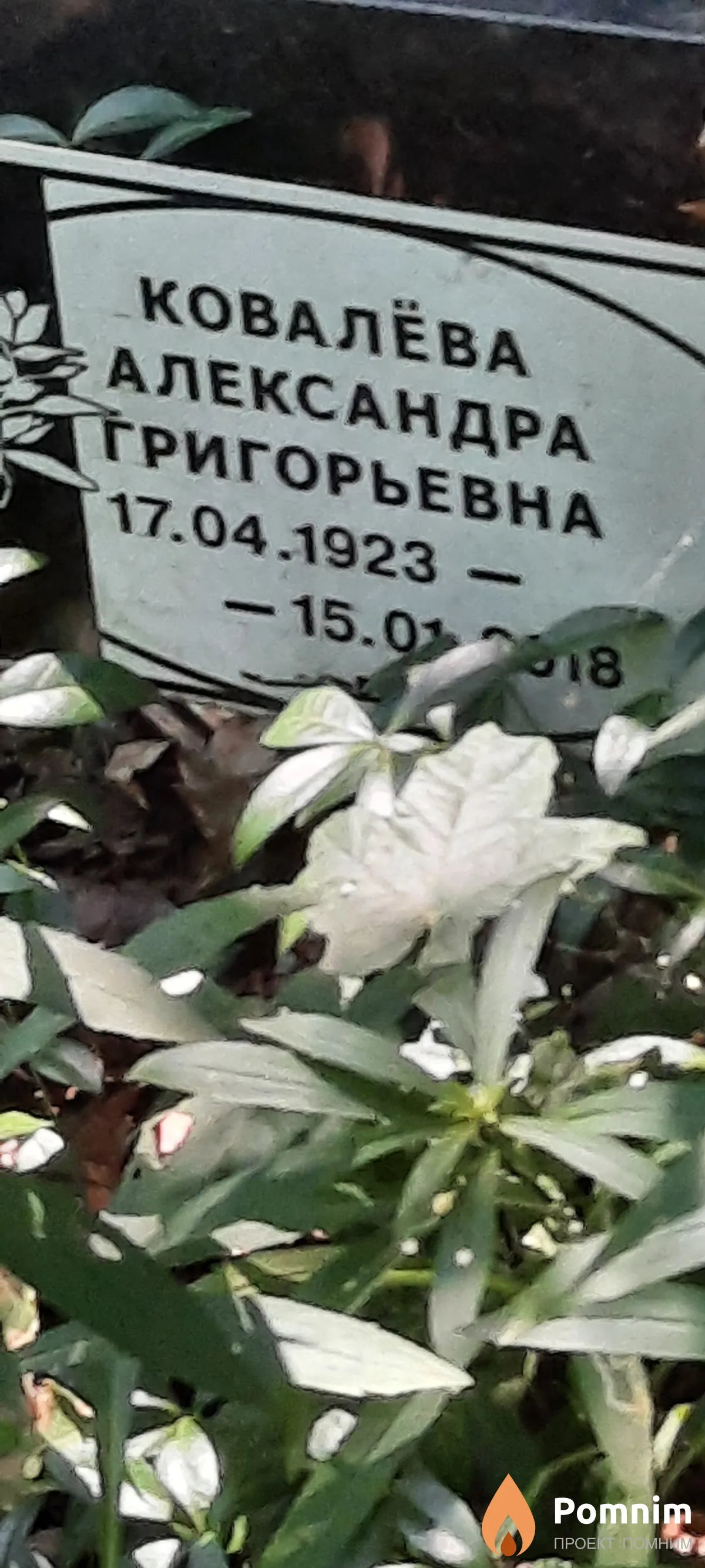 Ковалёва Александра Григорьевна