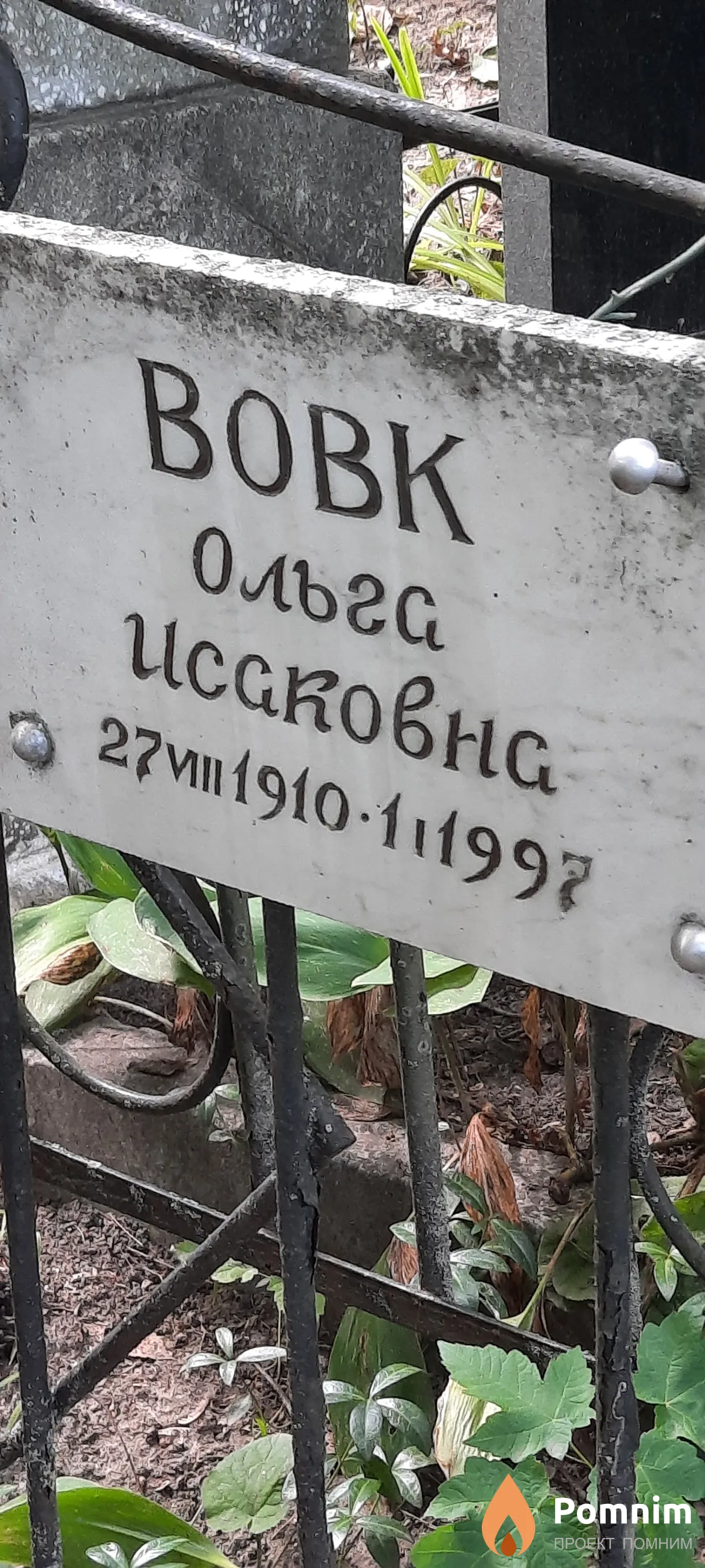 Вовк Ольга Исаковна