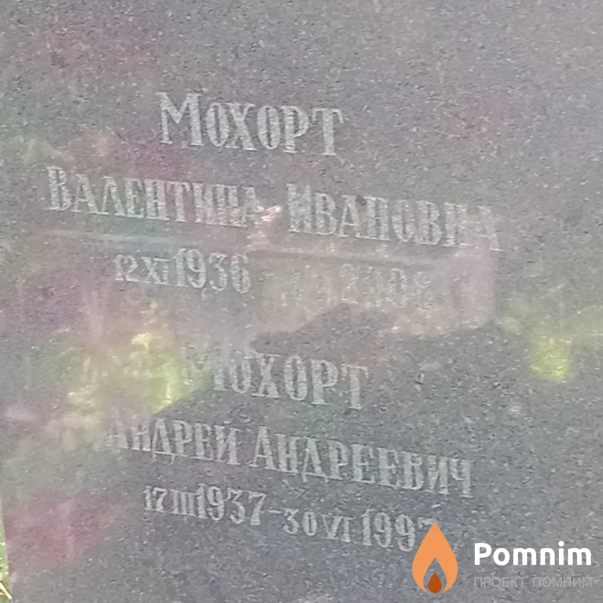 Мохорт Валентина Ивановна