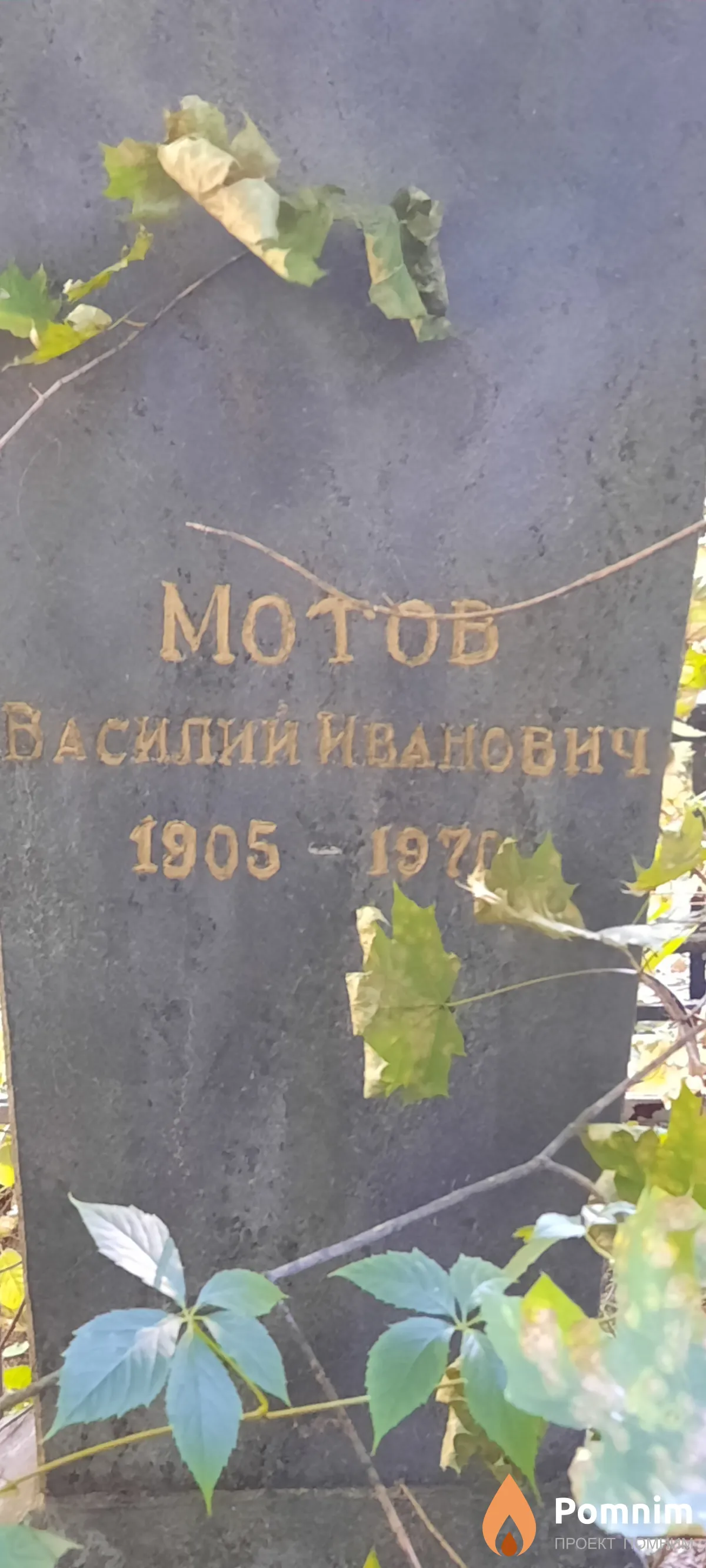 Moтов Василий Иванович