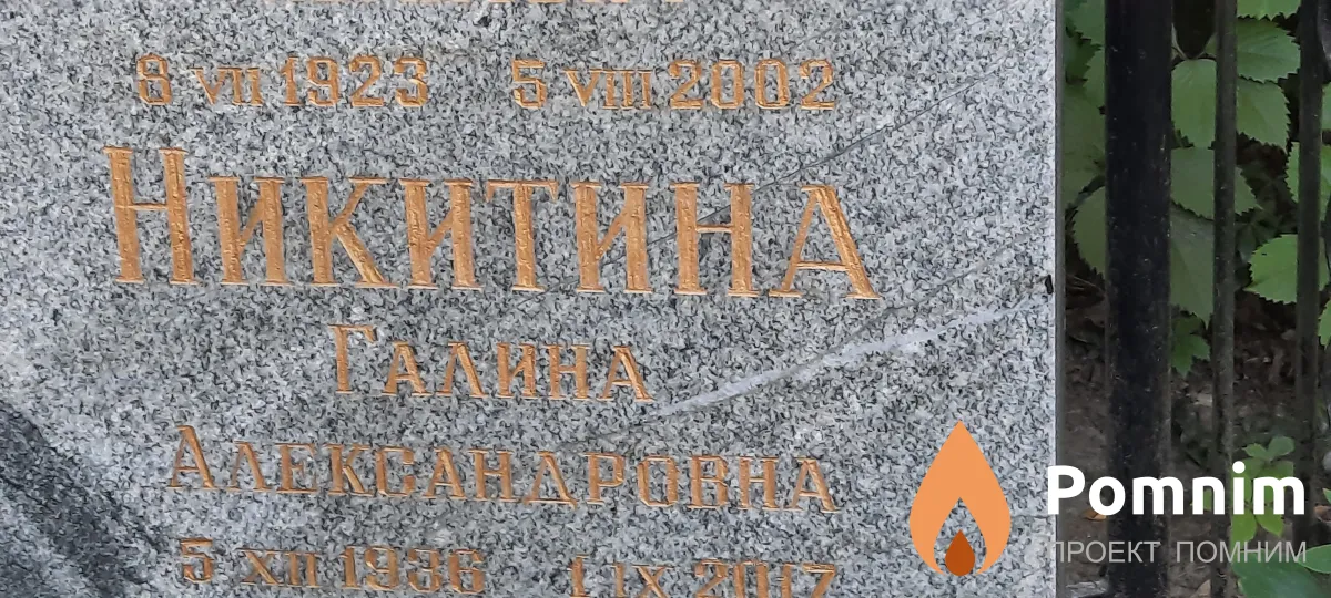 Никитина Галина Александровна